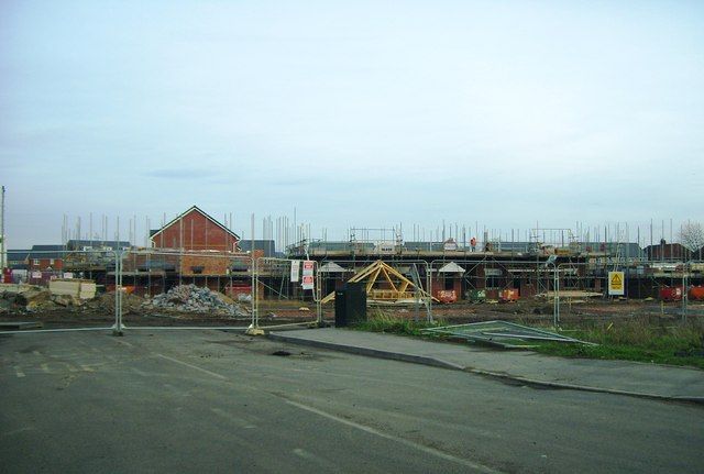 New homes under construction at Mandale Park, Thornaby